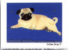 Note Card - Pug Design A11